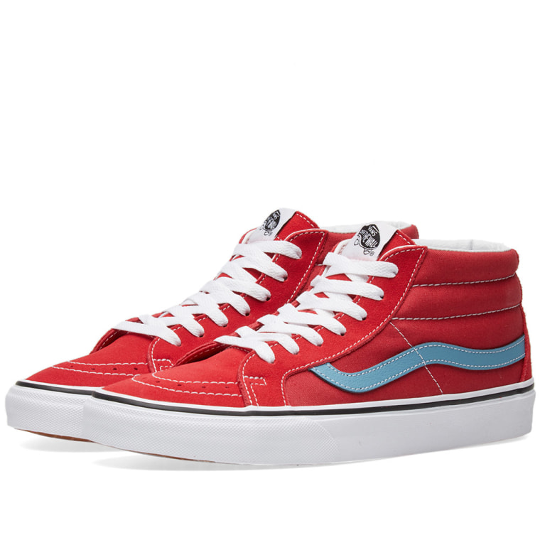 vans sk8 mid red vans sk8 mid red