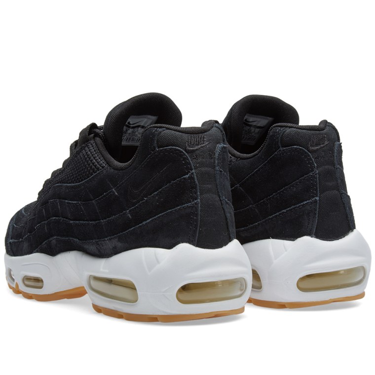 nike air max 95 premium black muslin & white nike air max 95 premium black muslin & white