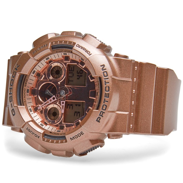 Casio G-Shock GA-100GD-9A 'Crazy Gold' Watch (Rose Gold ...