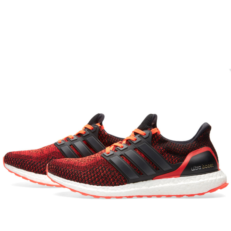 Ultra boost core black solar red clima clearance