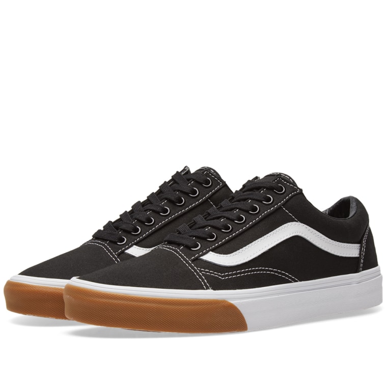 vans old skool black brown sole vans old skool black brown sole