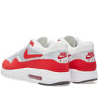 nike air max 1 flyknit red and white