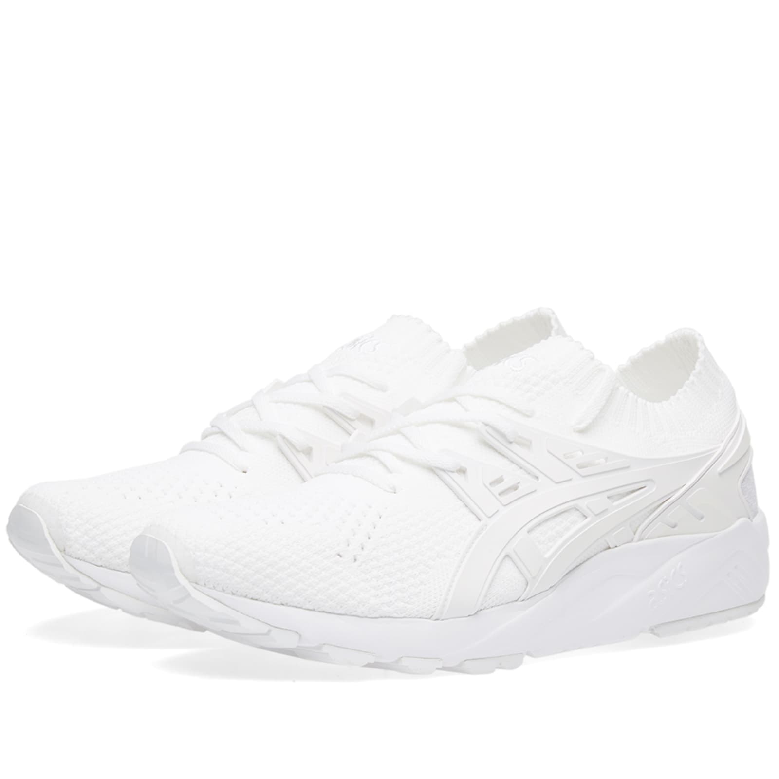 asics gel kayano knit white