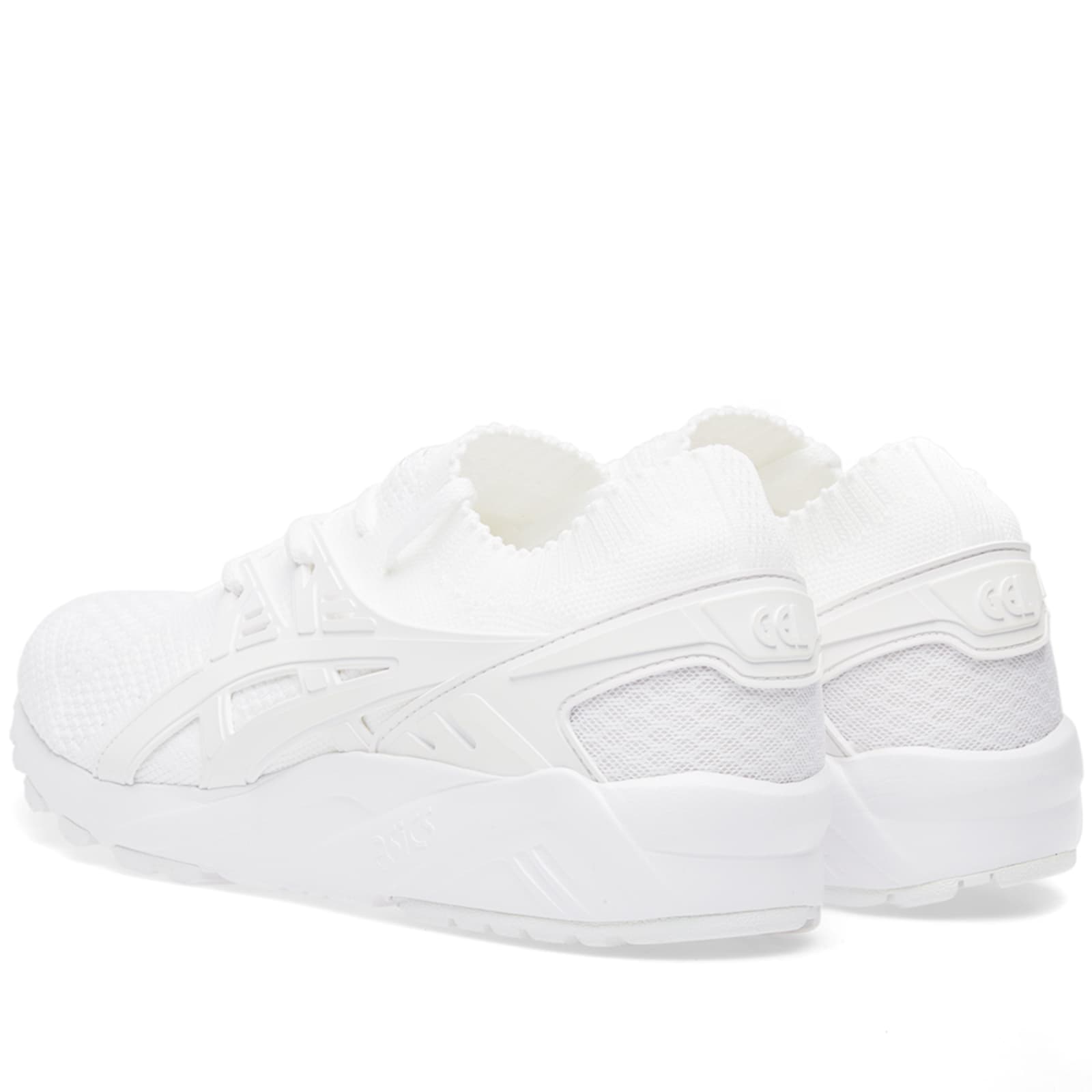 asics gel kayano knit white