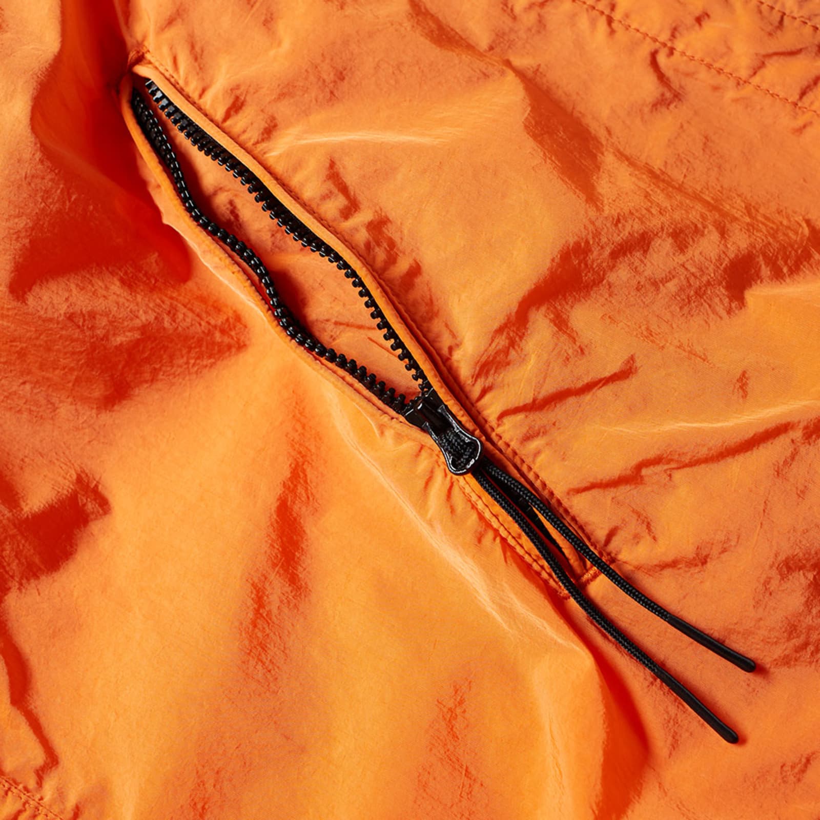 C.P. Company Undersixteen Chrome Hooded Goggle Jacket Orange END.