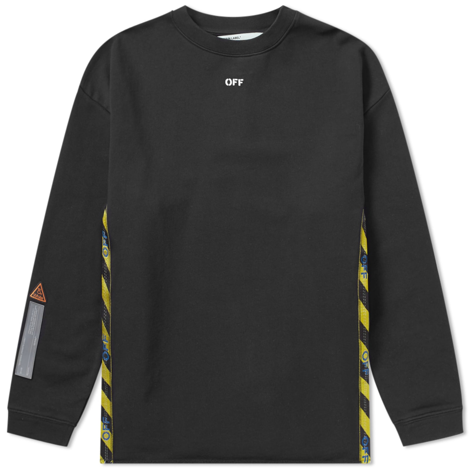 Off-White Tape Over Crew Sweat - Black