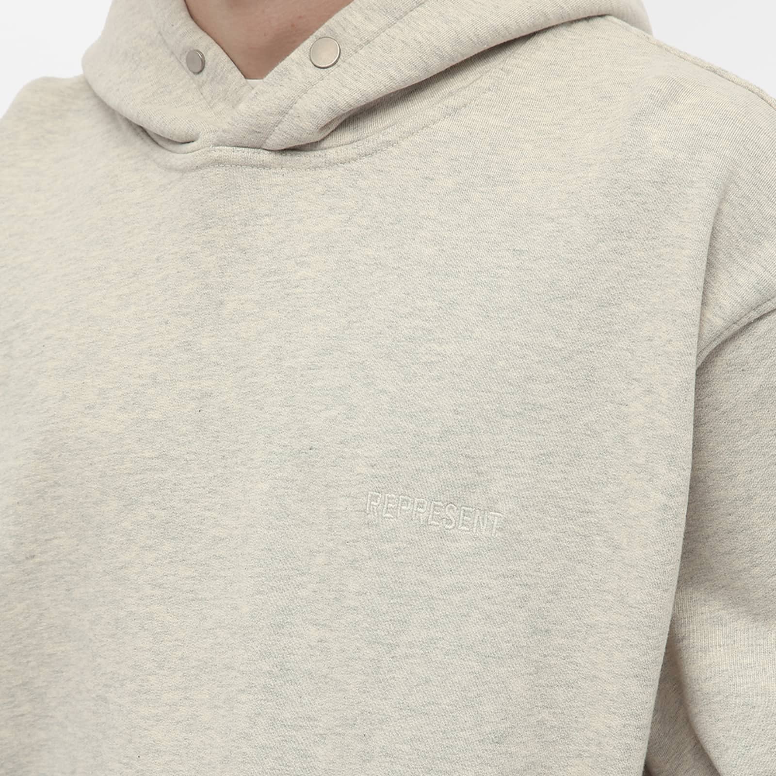 Represent Blank Popover Hoodie - Cream Marl