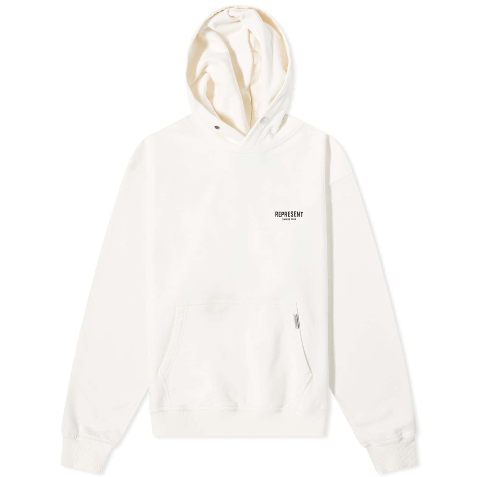 Represent Owners Club Popover Hoodie - Flat White