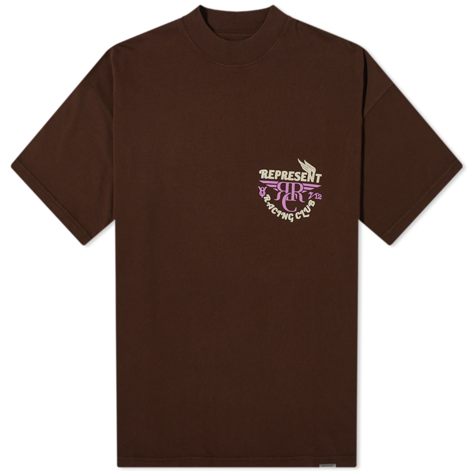 Represent Racing Club Tee Vintage Brown END.