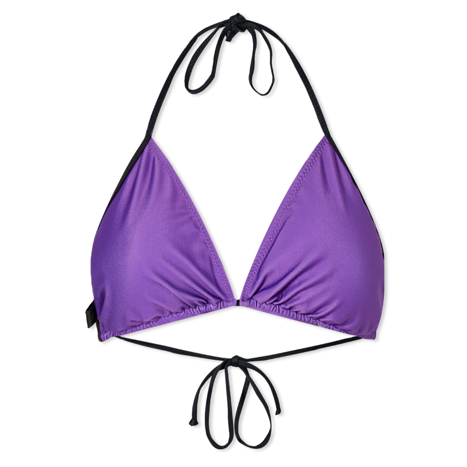 GANNI Graphic String Bikini Top Sparkling Grape END. (IT)