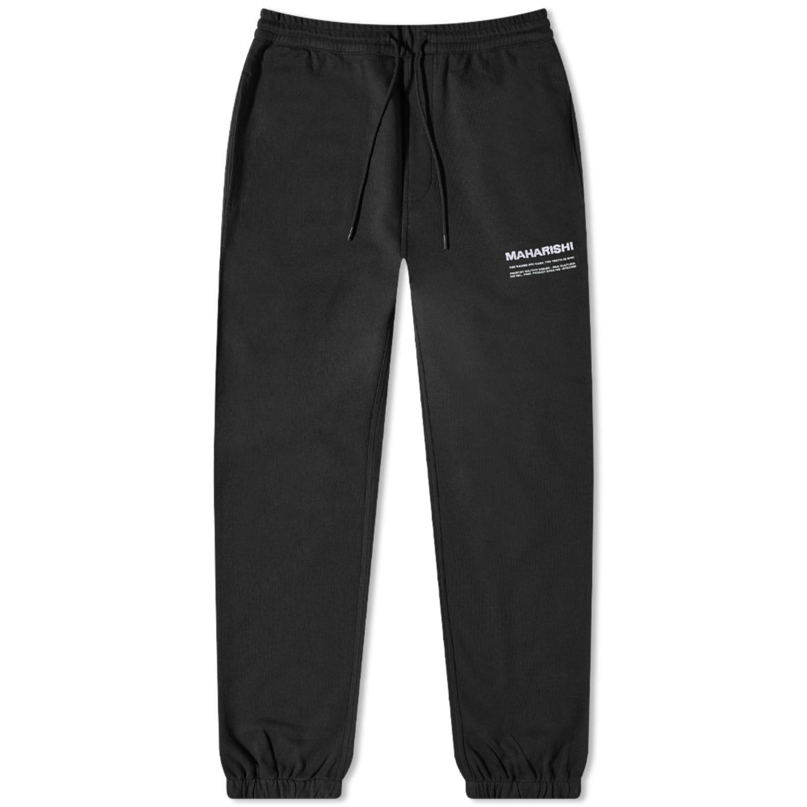 Maharishi MILTYPE Embroidery Sweat Pant Black END. (GB)