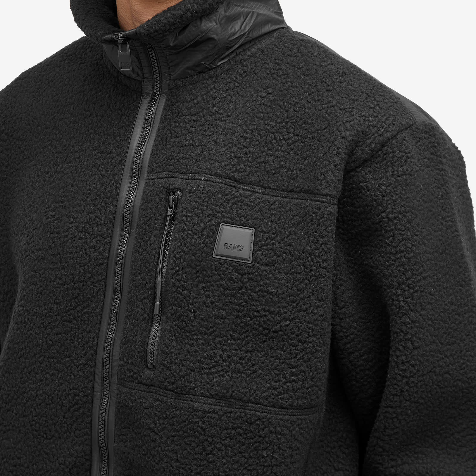 RAINS Yermo Fleece Jacket - Black