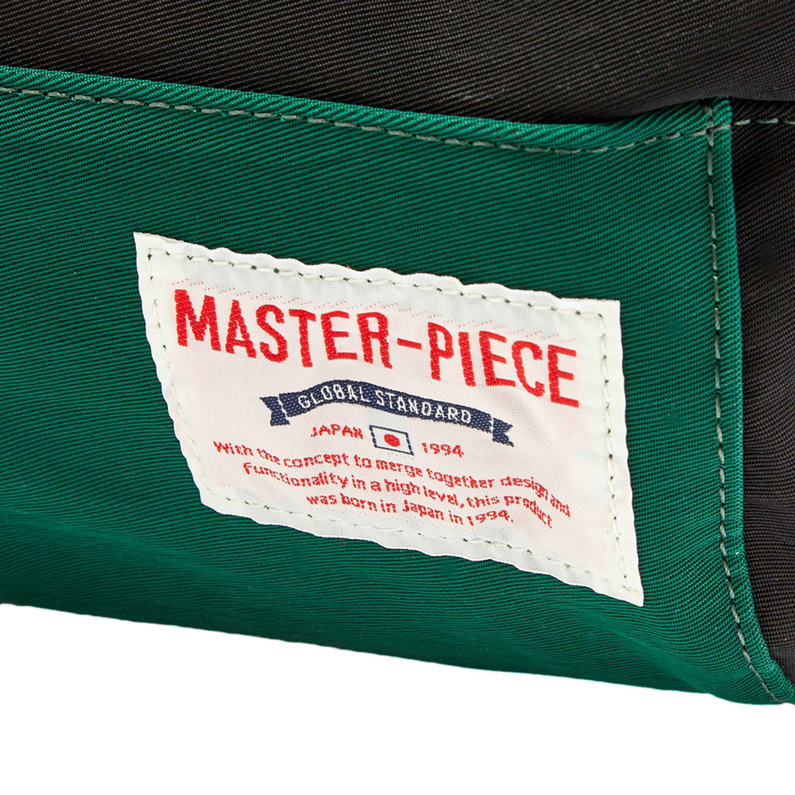 MasterPiece Link Series Waist Bag Green & Black END. (US)