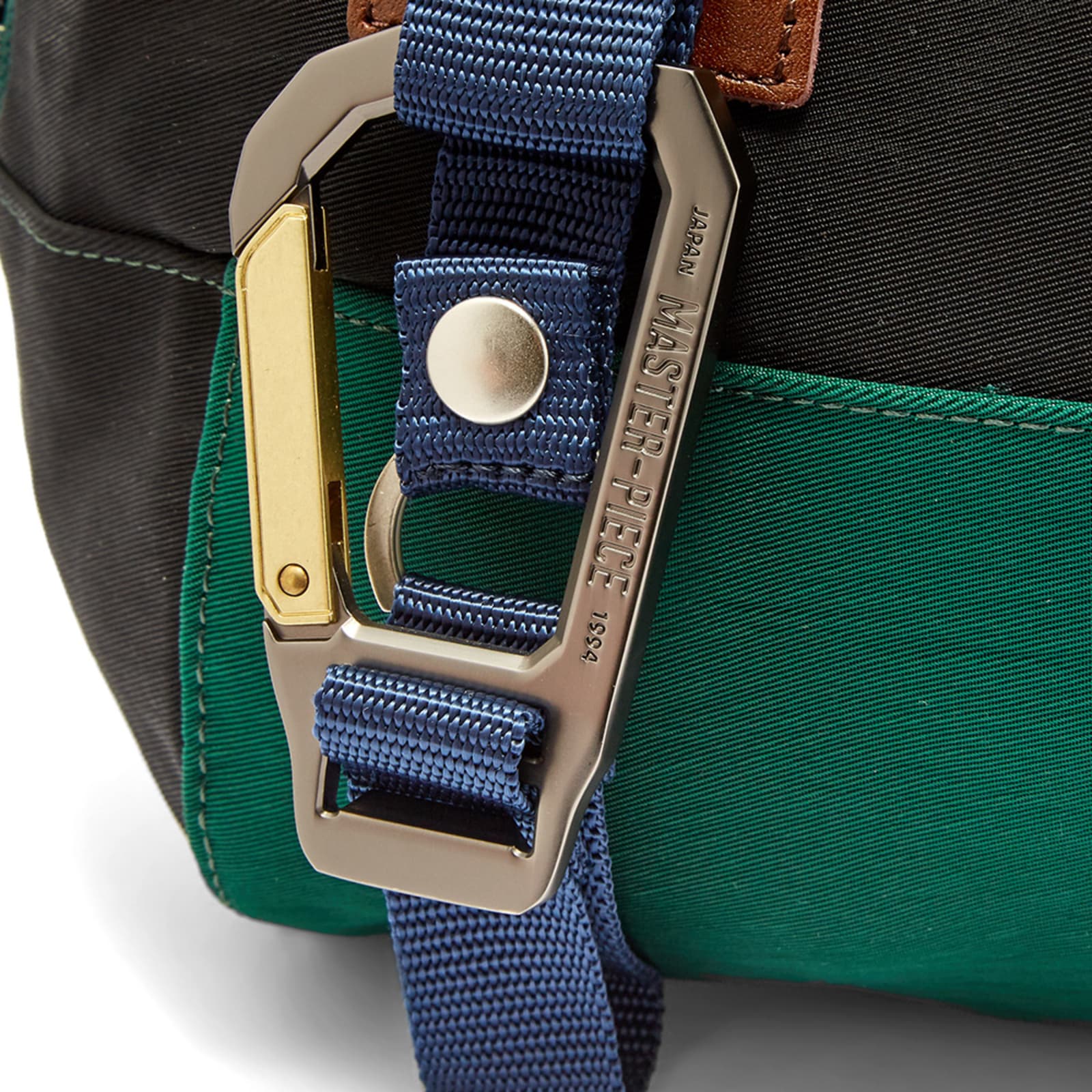 MasterPiece Link Series Waist Bag Green & Black END. (US)