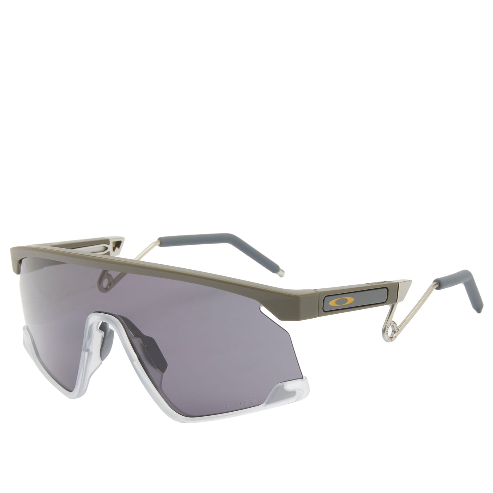 Oakley Latitude BXTR Metal Sunglasses - Matte Moss & Prizm Grey