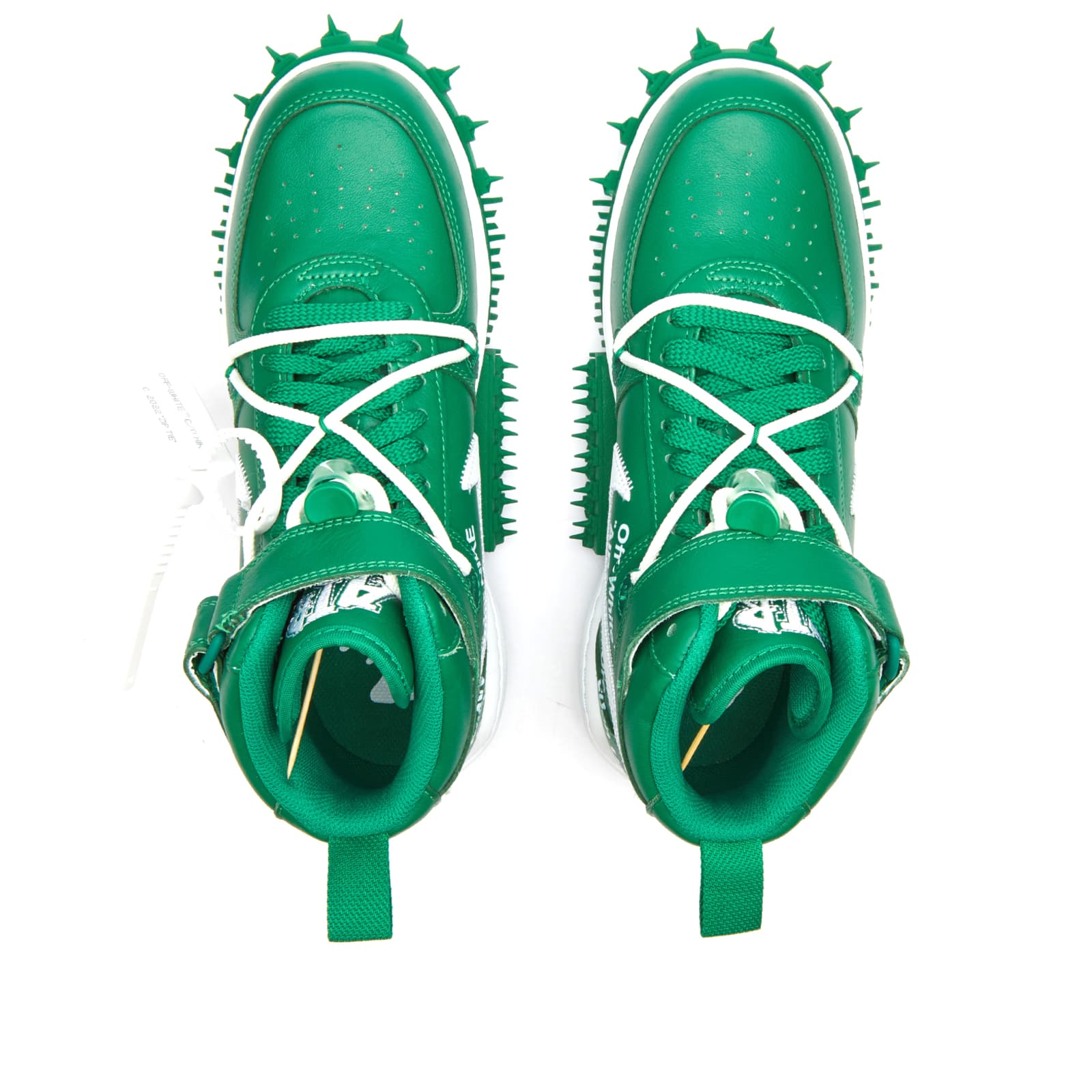 nike x off white air force 1 green