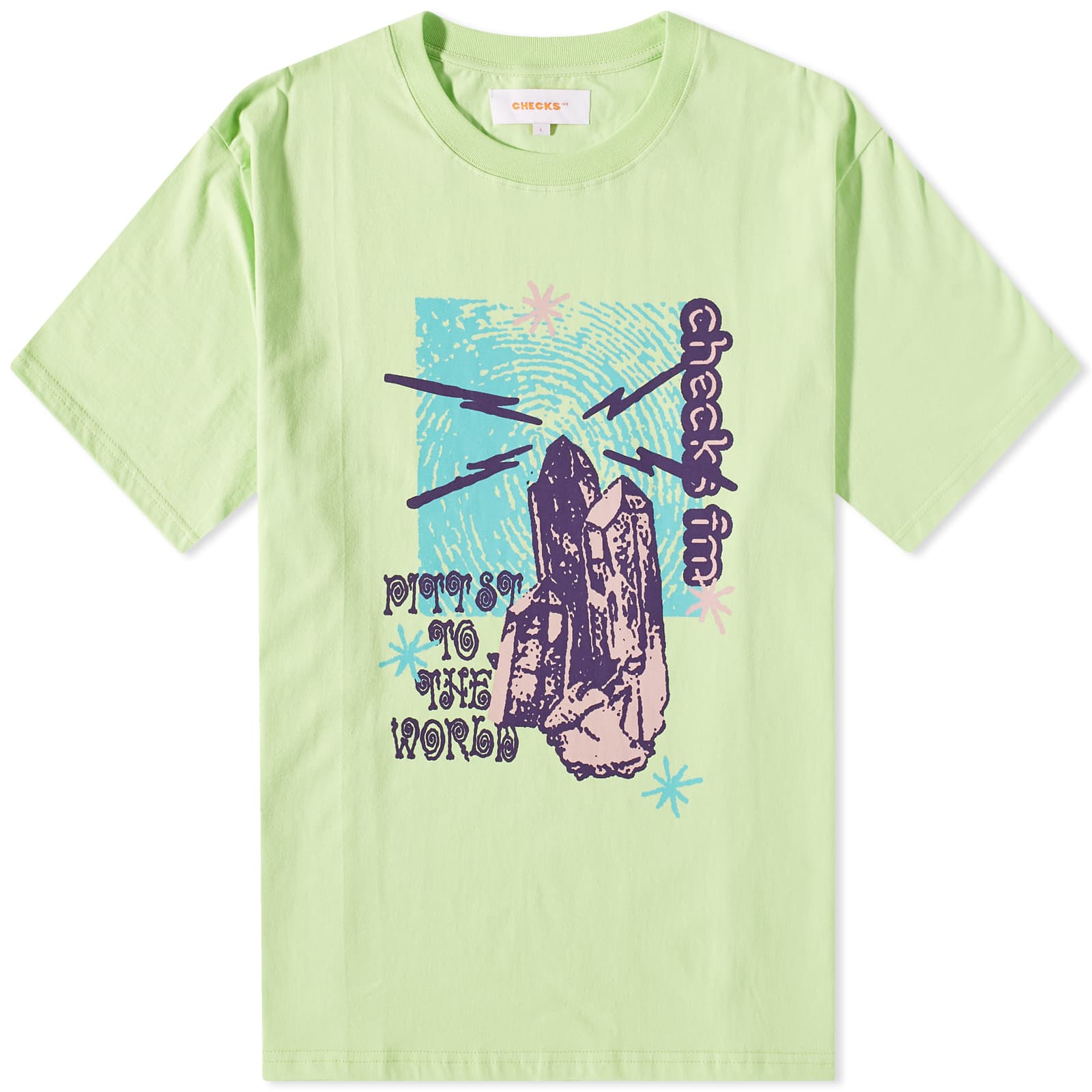 Checks Downtown Checks FM T-Shirt Lichen | END. (KR)