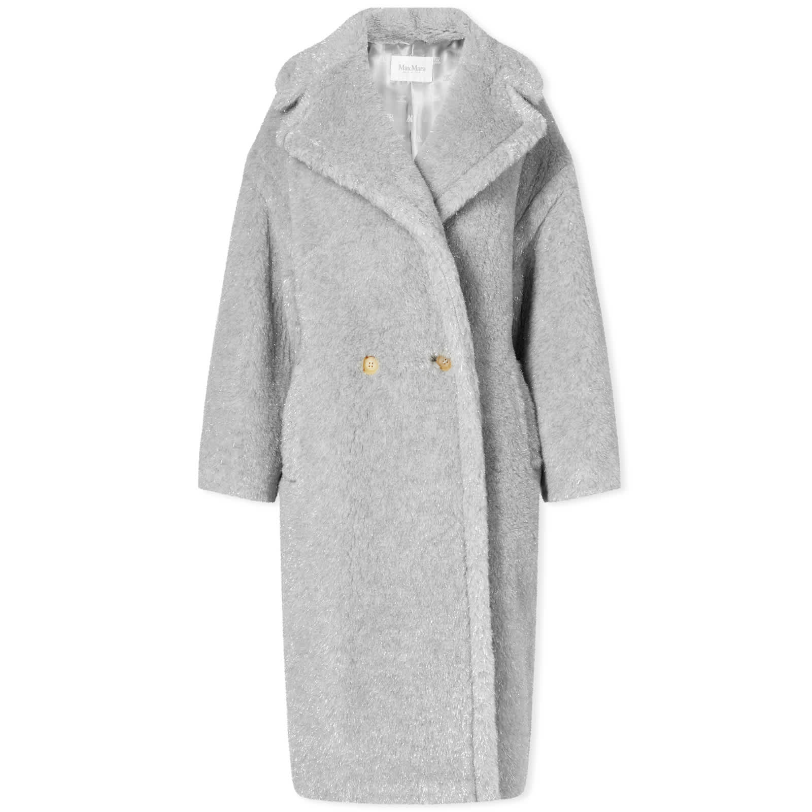 Max Mara Arco Teddy Coat Light Grey END. (GB)
