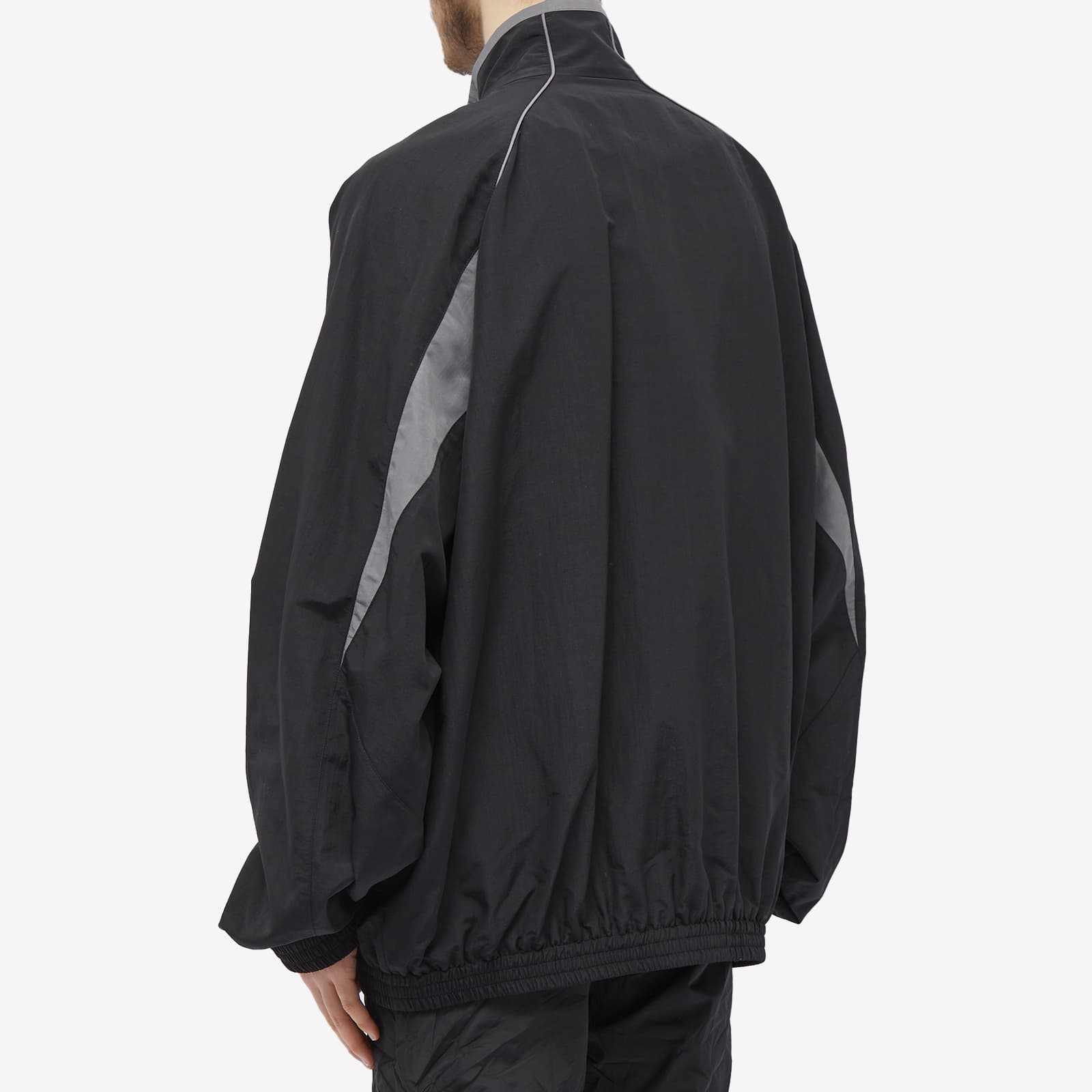 Balenciaga Nylon Track Jacket Black END.