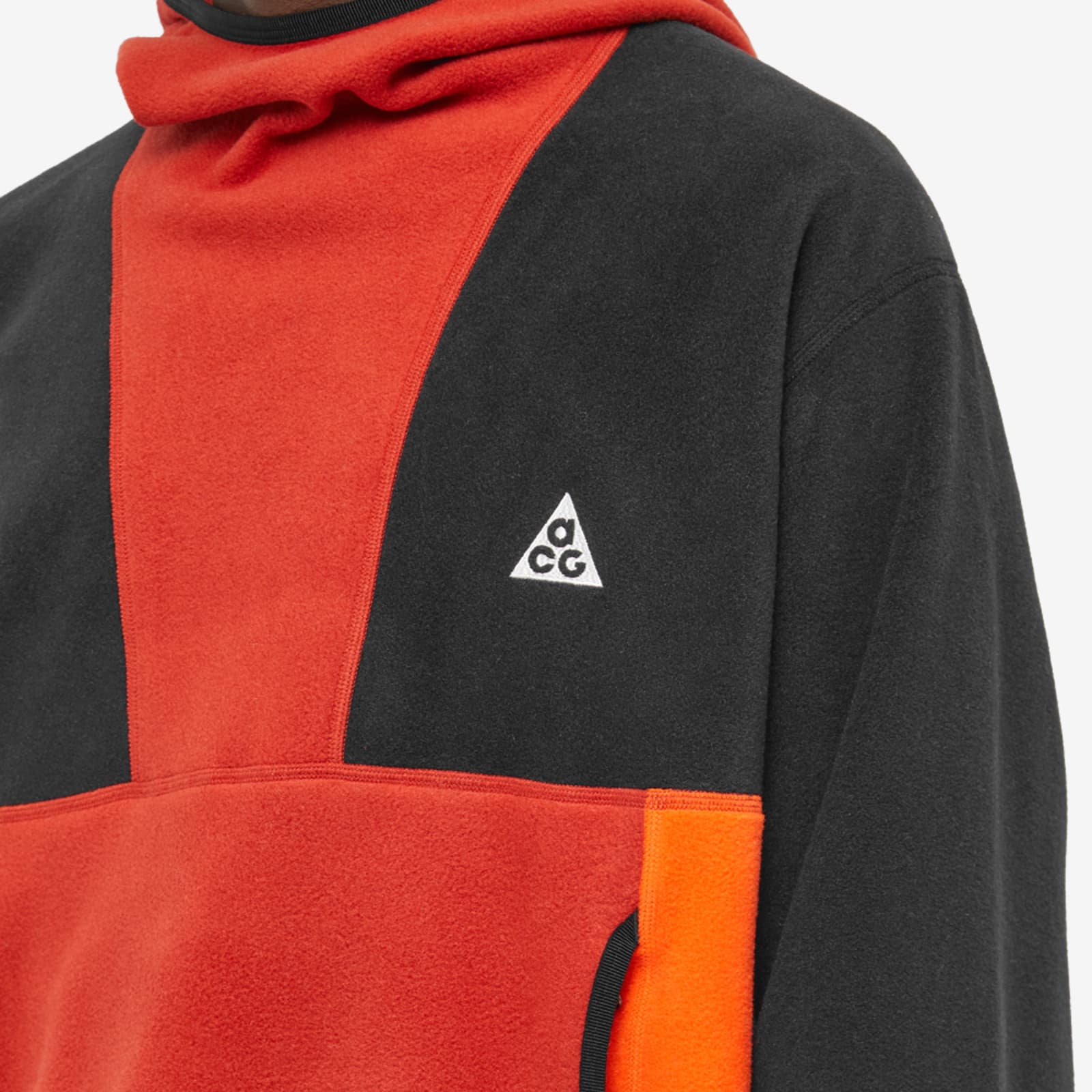 asos nike colour block hoodie