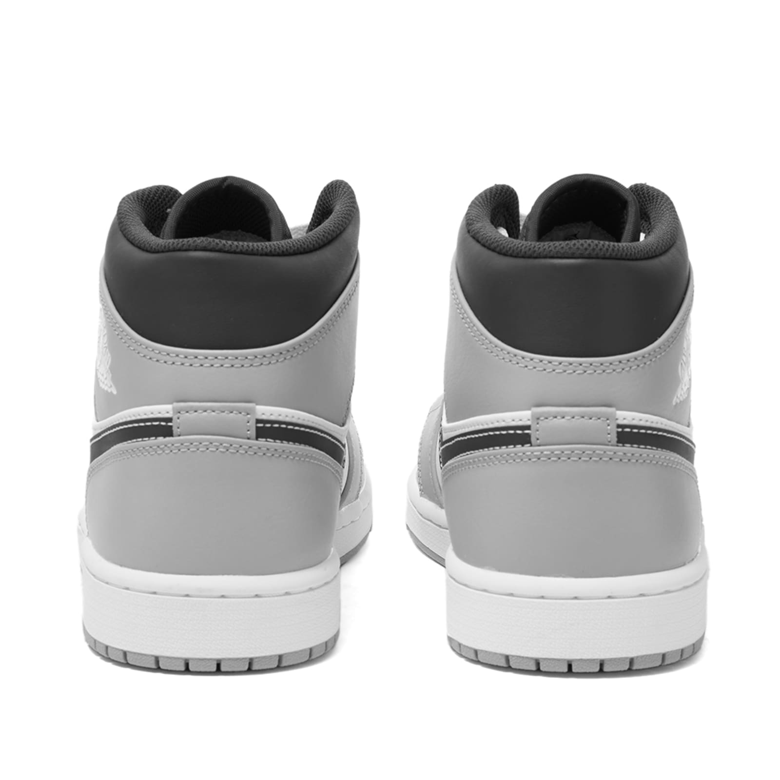 jordan 1 mid grey white black