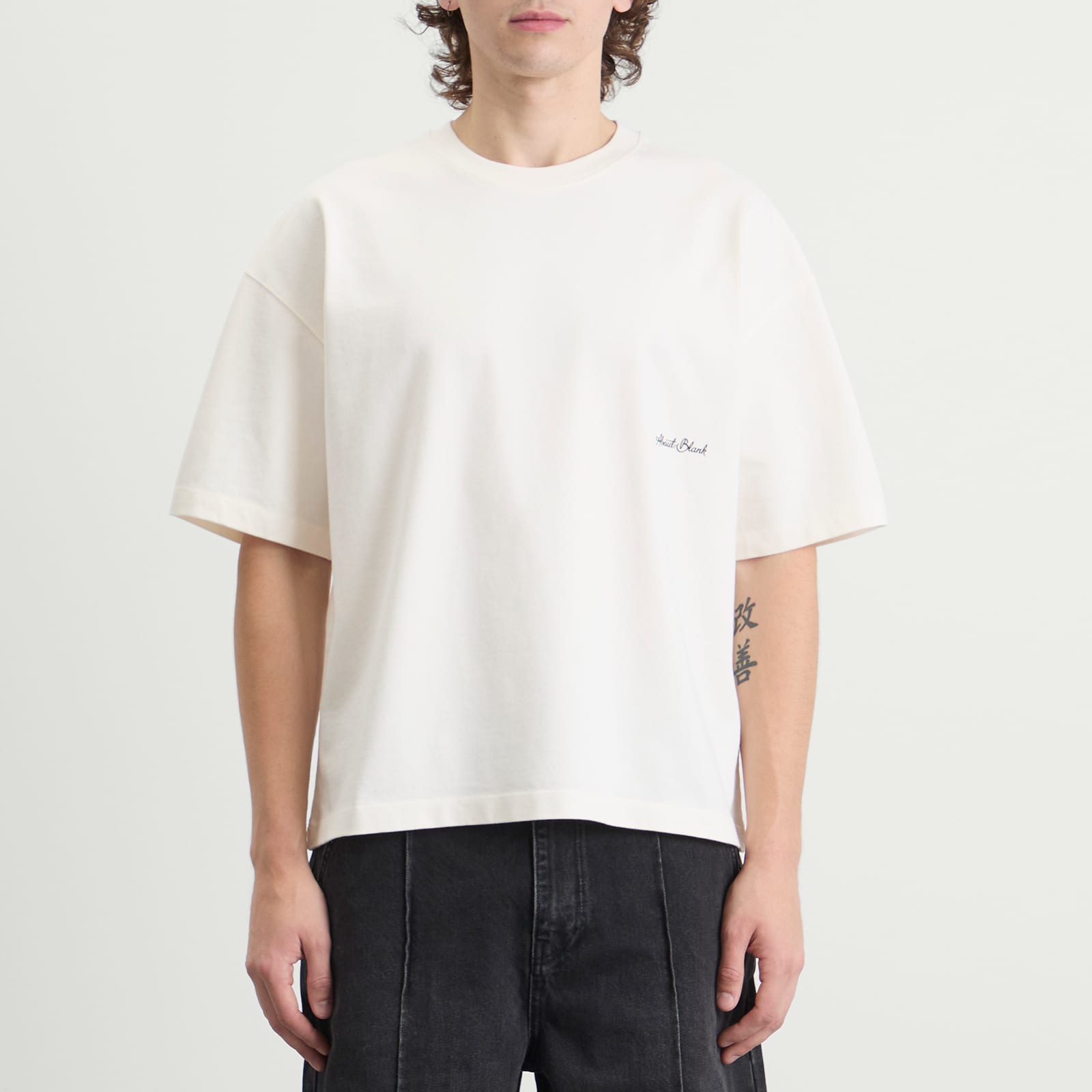 about:blank Banner Logo T-Shirt