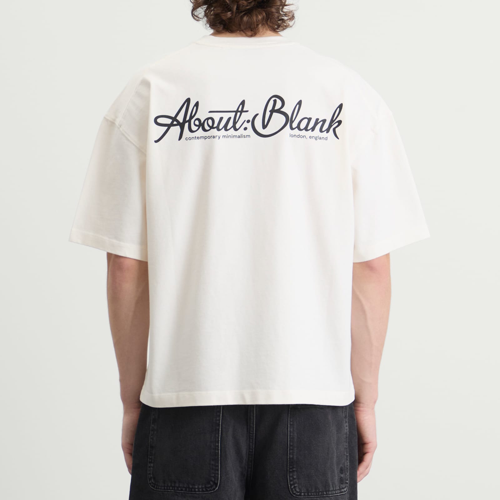 about:blank Banner Logo T-Shirt