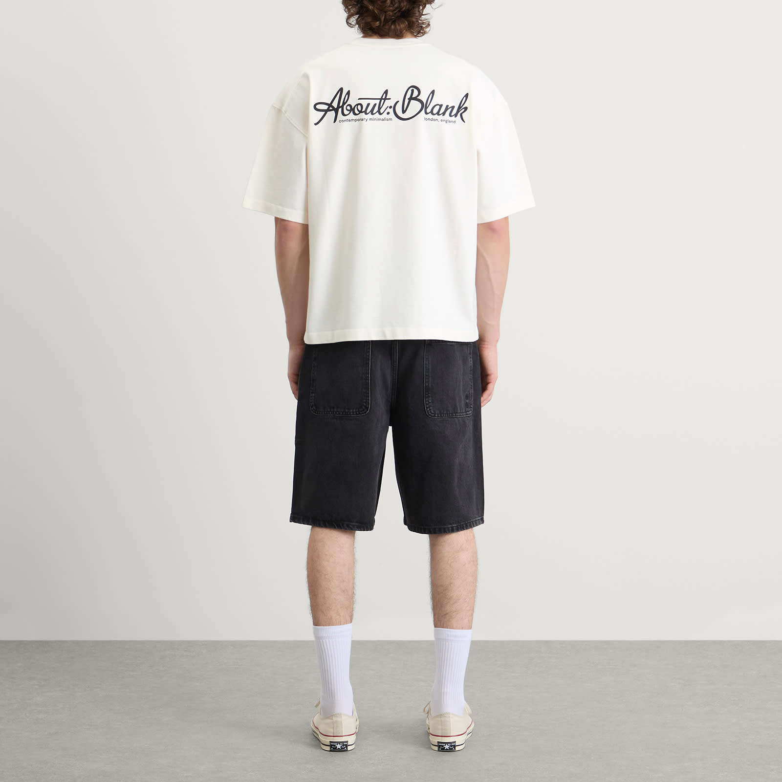 about:blank Banner Logo T-Shirt