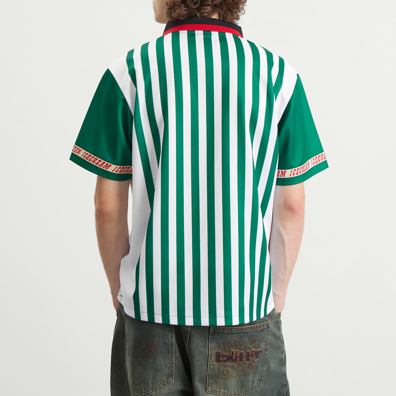 ICECREAM Striped Football Shirt