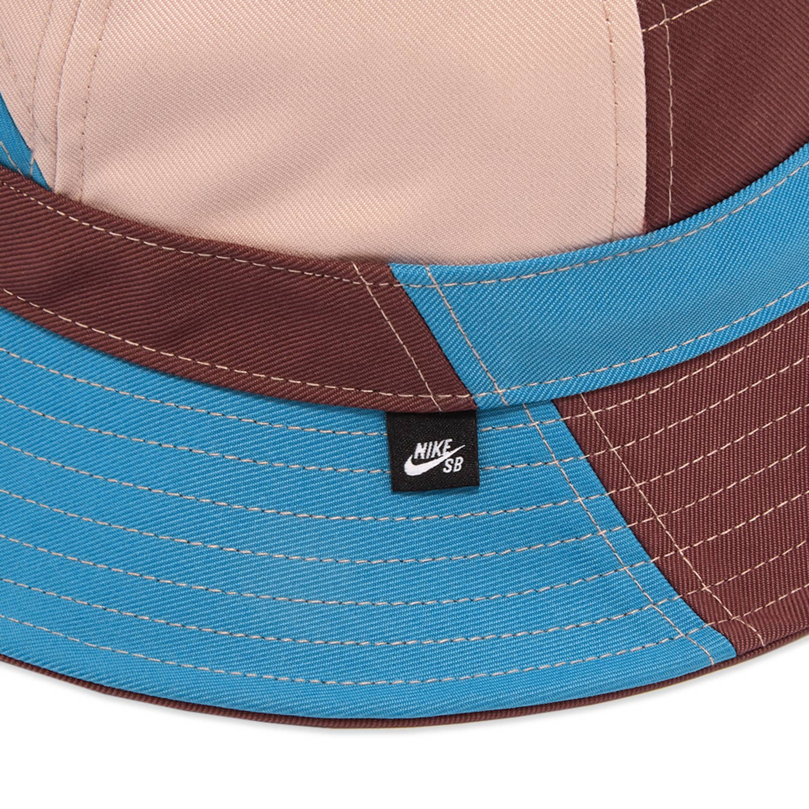 Nike SB Mosaic Bucket Hat Dark Wine & Pink Oxford END.