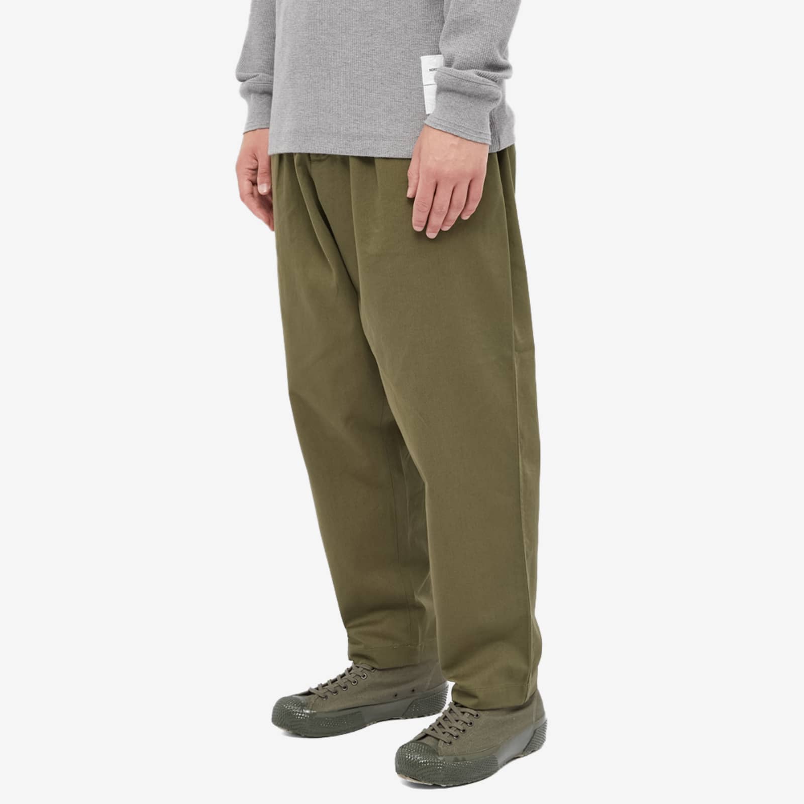 Universal Works Pleated Track Pant Light Olive END. (Global)