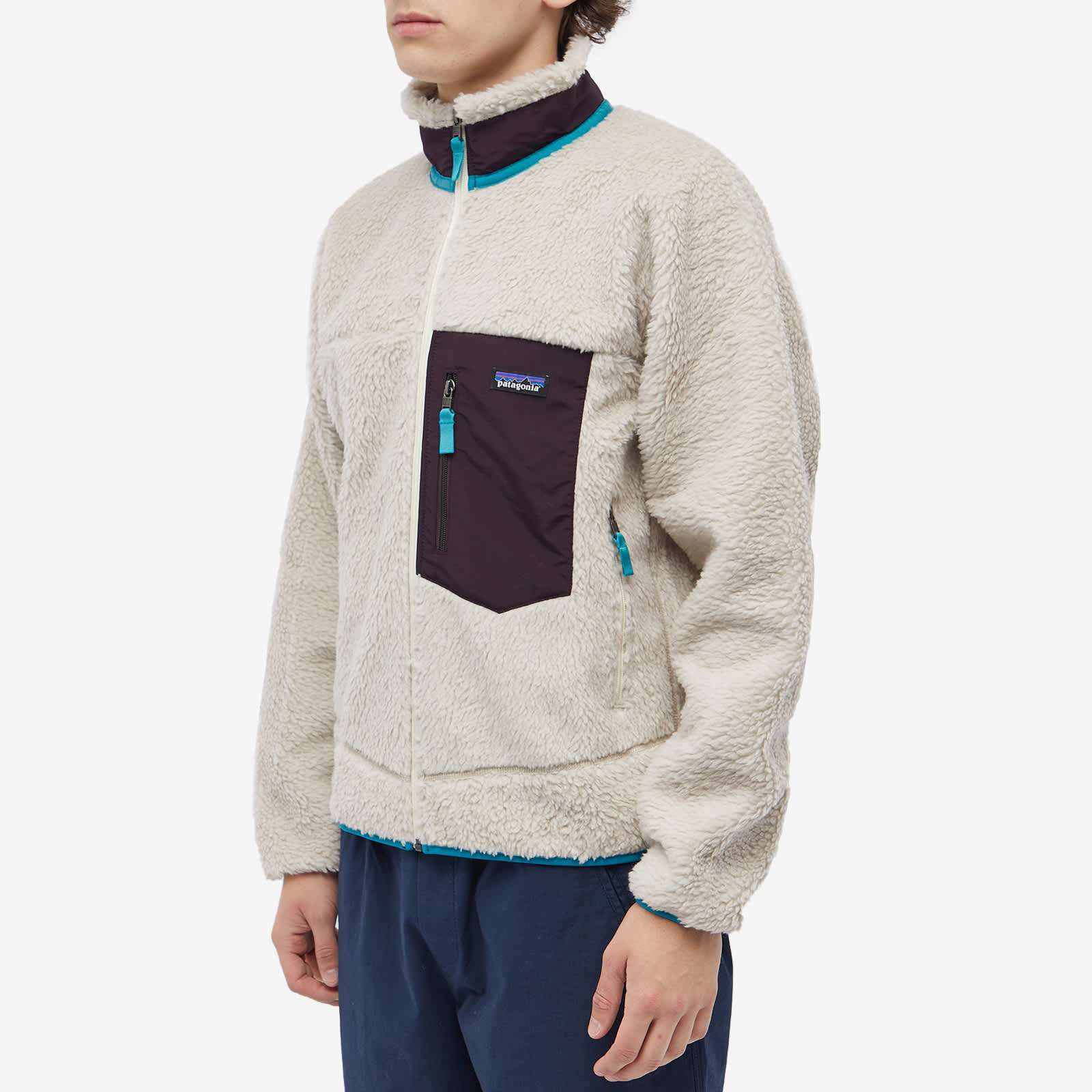 Patagonia Classic Retro X Jacket Natural Obsidian Plum END. GB