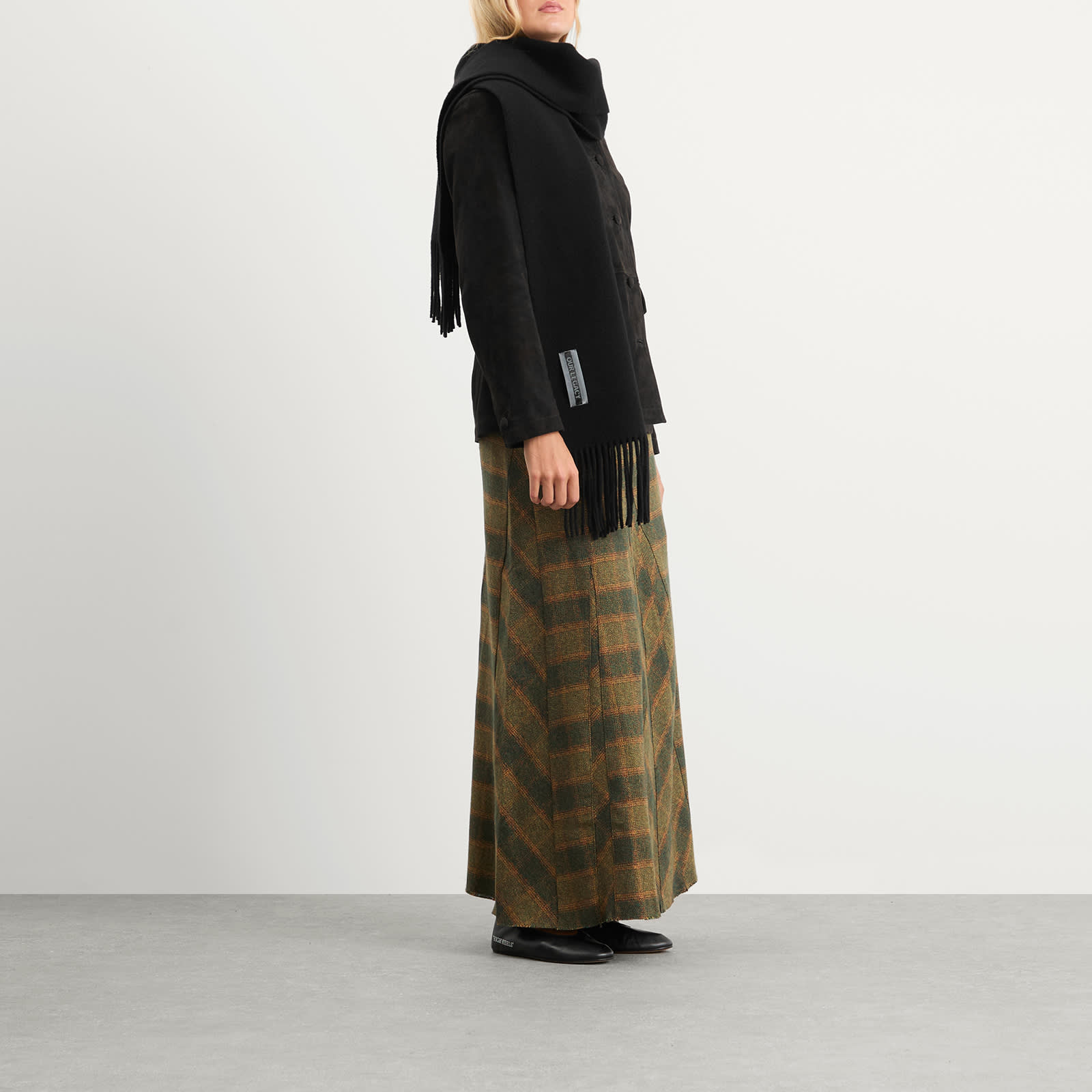 Our Legacy Estate Wool Scarf - Black