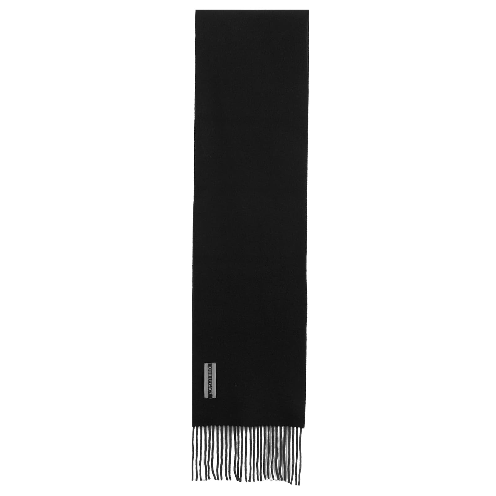 Our Legacy Estate Wool Scarf - Black