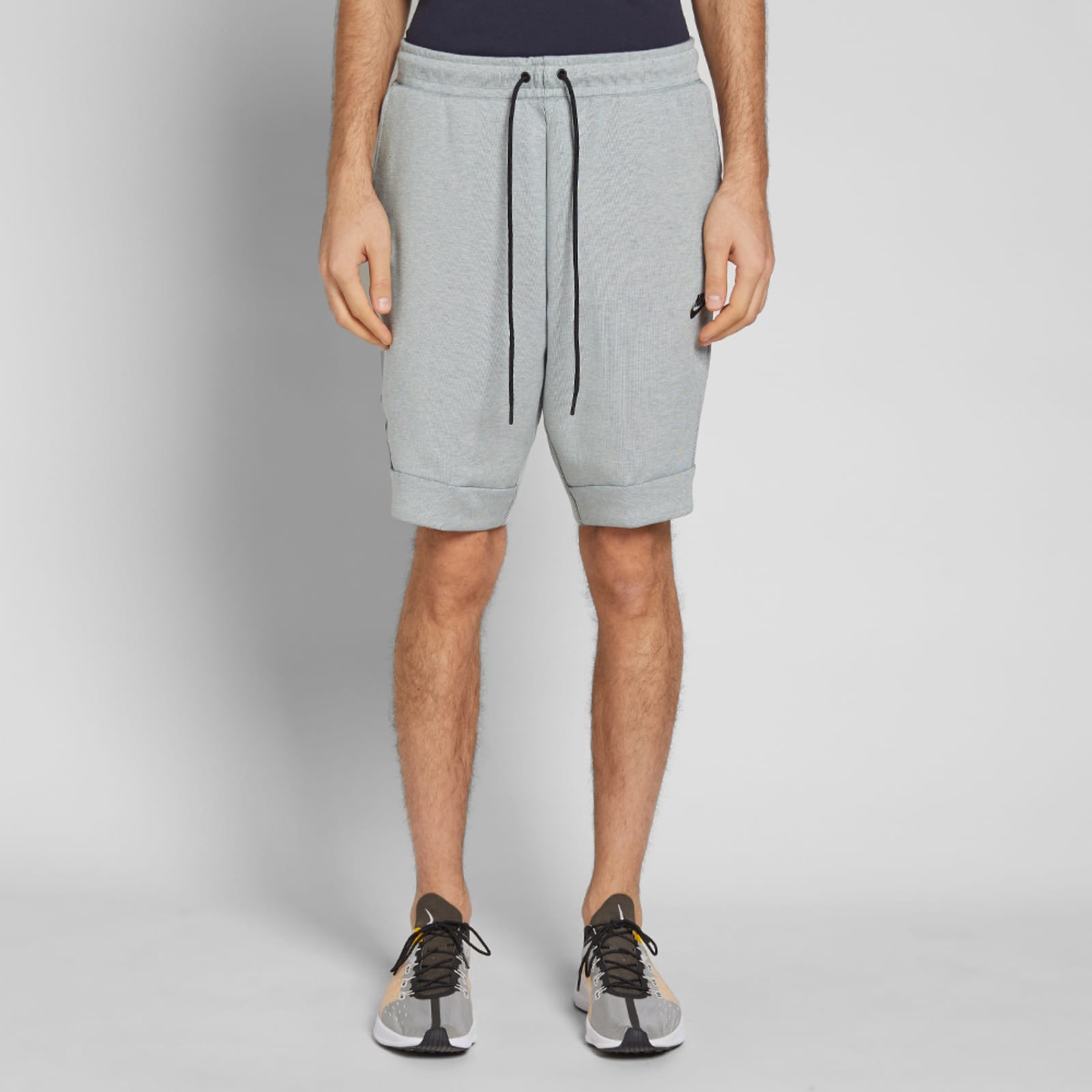 Nike Tech Fleece Short - Barely Grey, Heather & Black