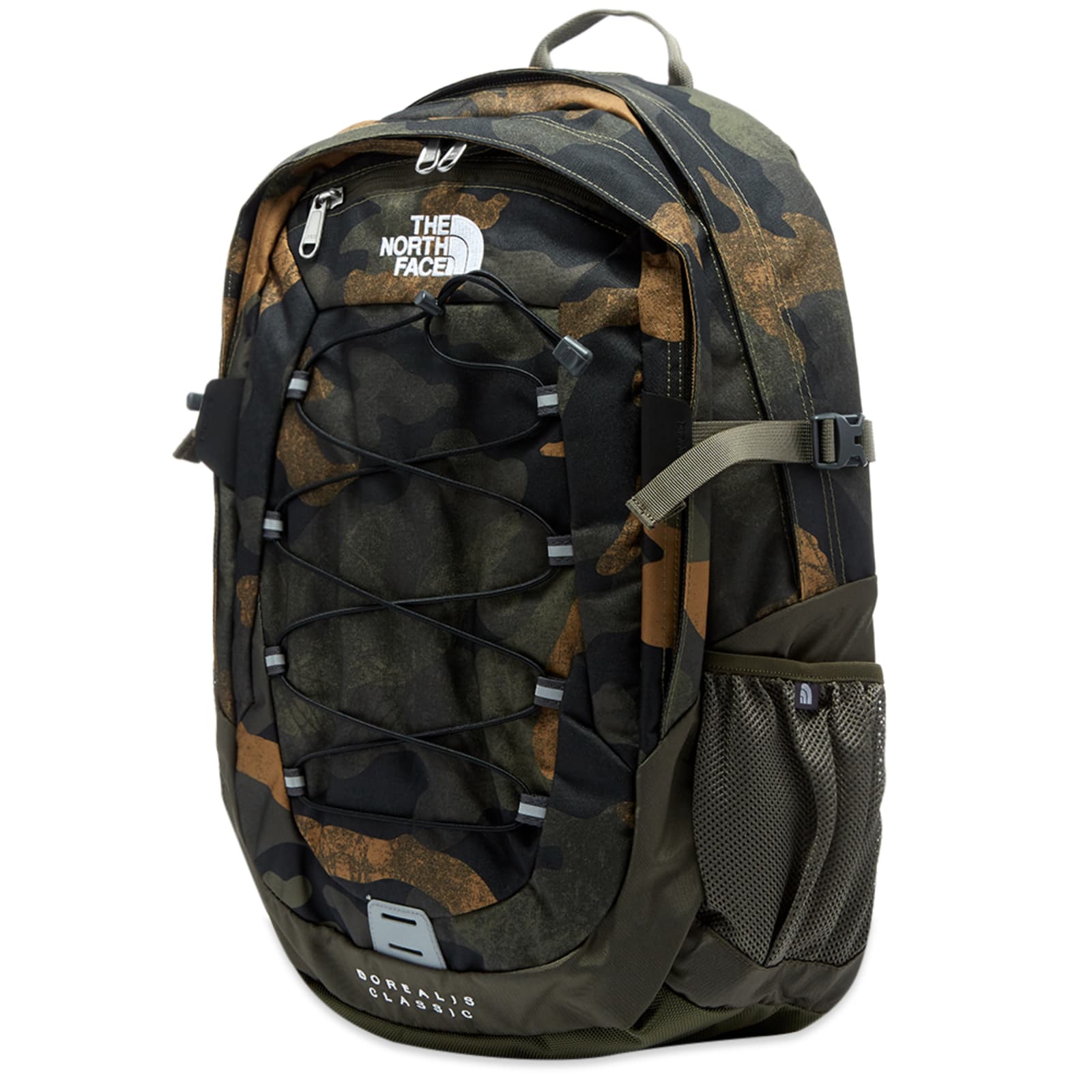 The North Face Borealis Classic Backpack Burnt Olive & Green Camo END.