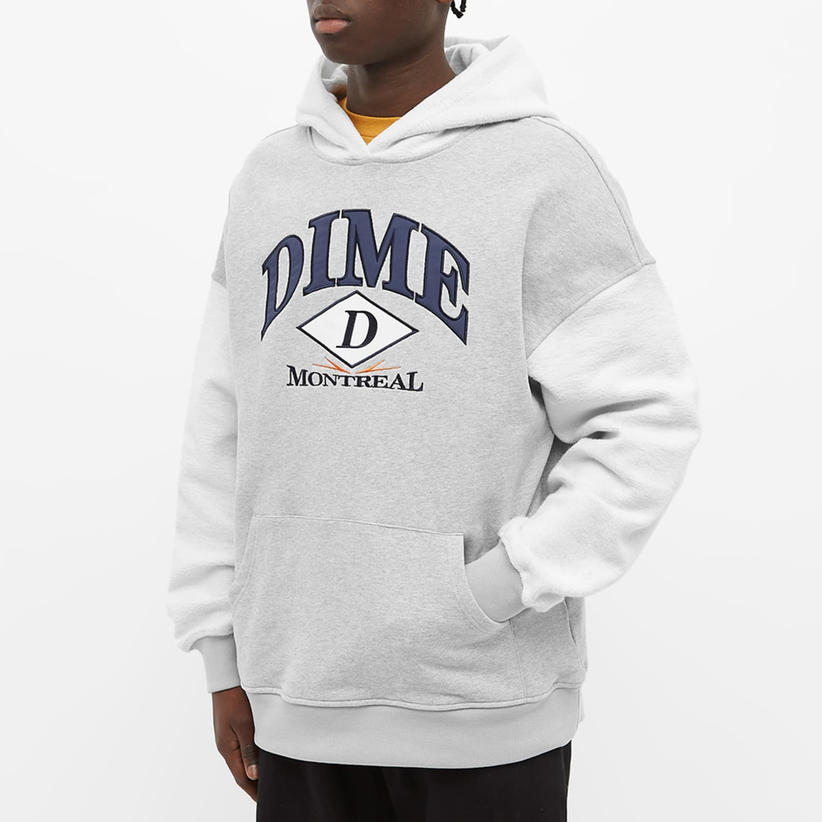 Dime Reverse Hoodie Ash | END.