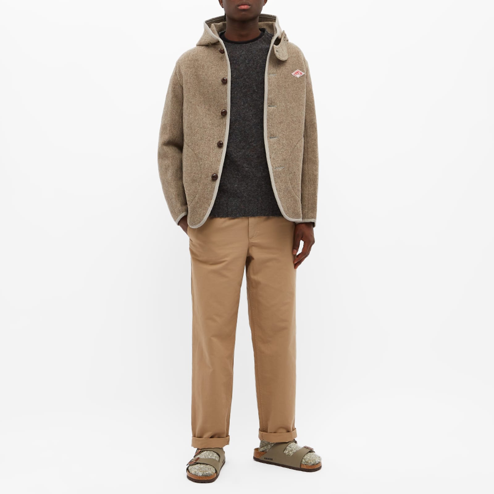 Danton Double Sided Fleece Jacket Heather Grey END.