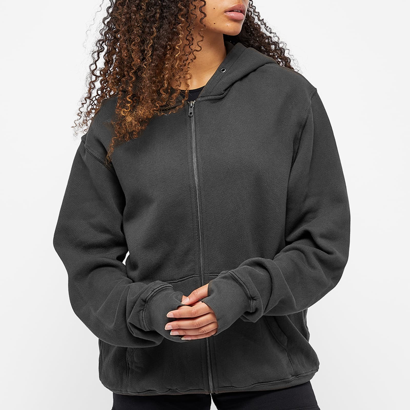 Joah Brown Empire Zip Hoodie Charcoal END. (HK)