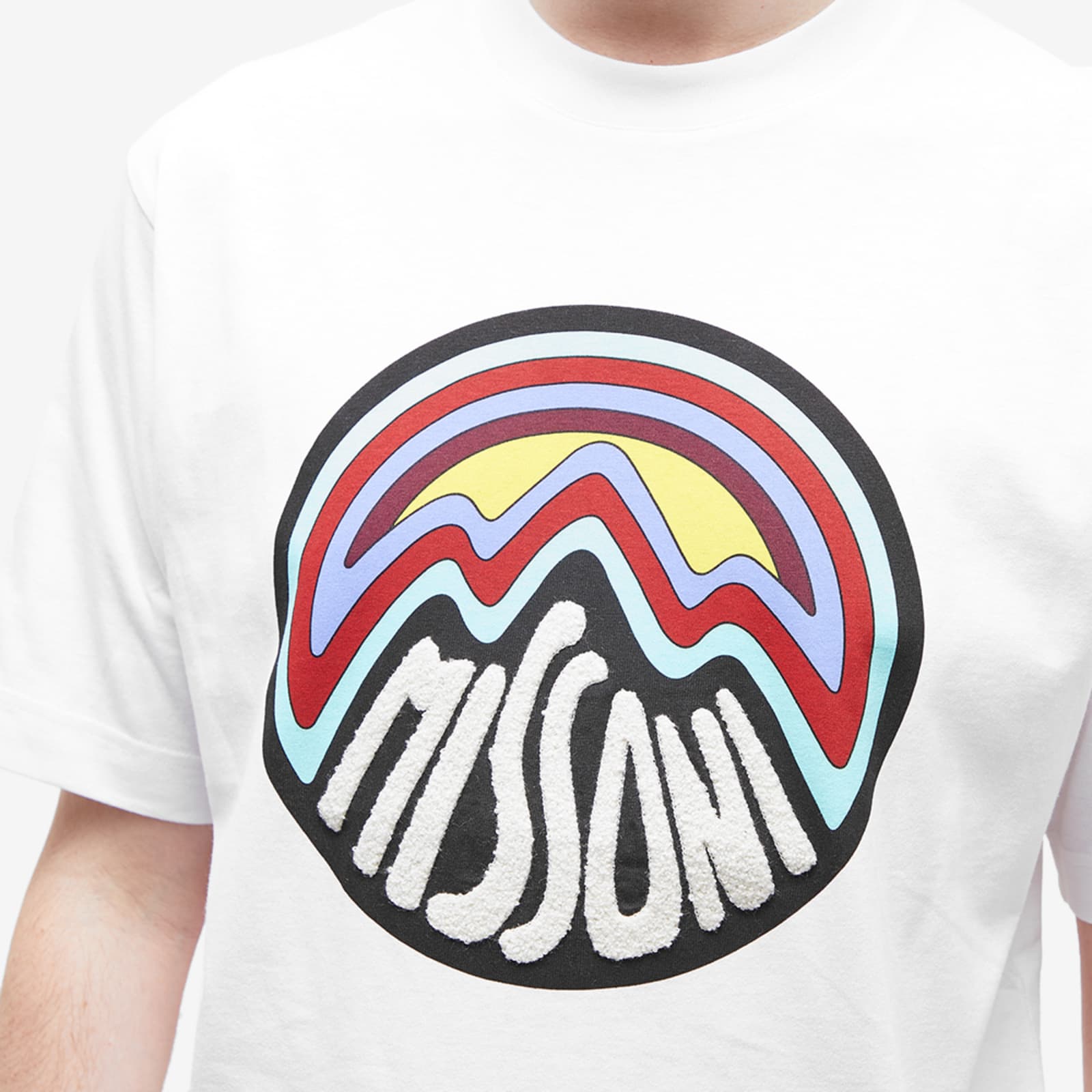 Missoni Mountain Logo TShirt Optical White END.