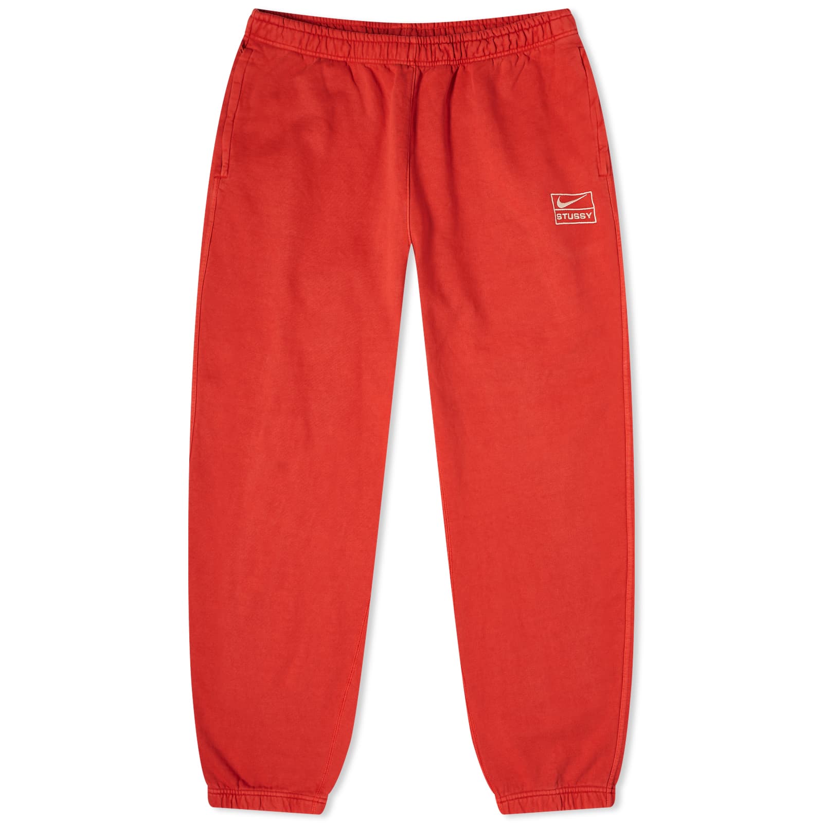 Nike x Stussy Fleece Pant Red & Natural END. (US)