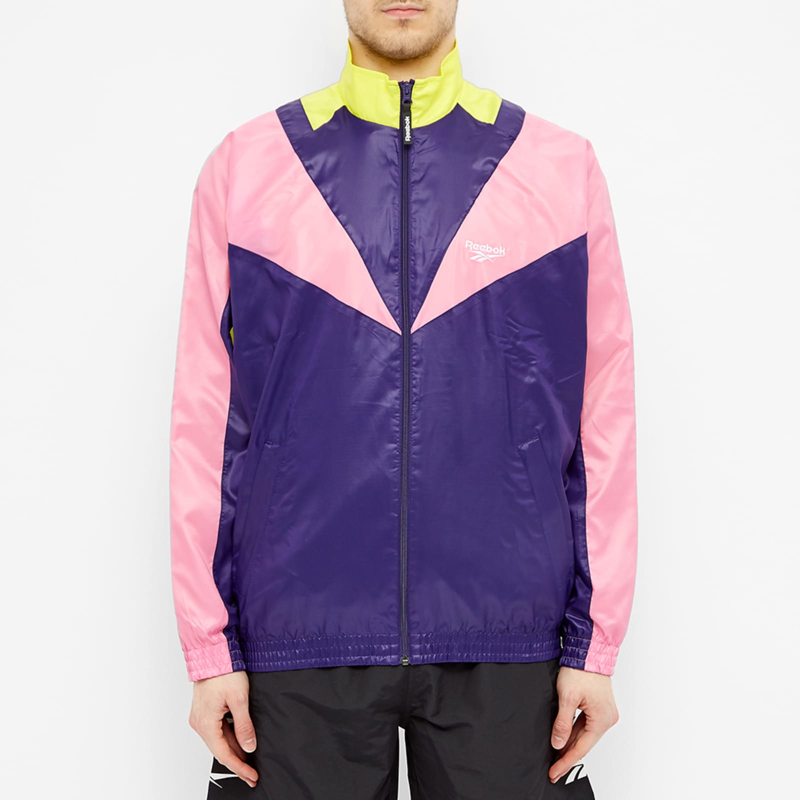 Reebok Retro Twin Vector Track Jacket - Mystic Orchid