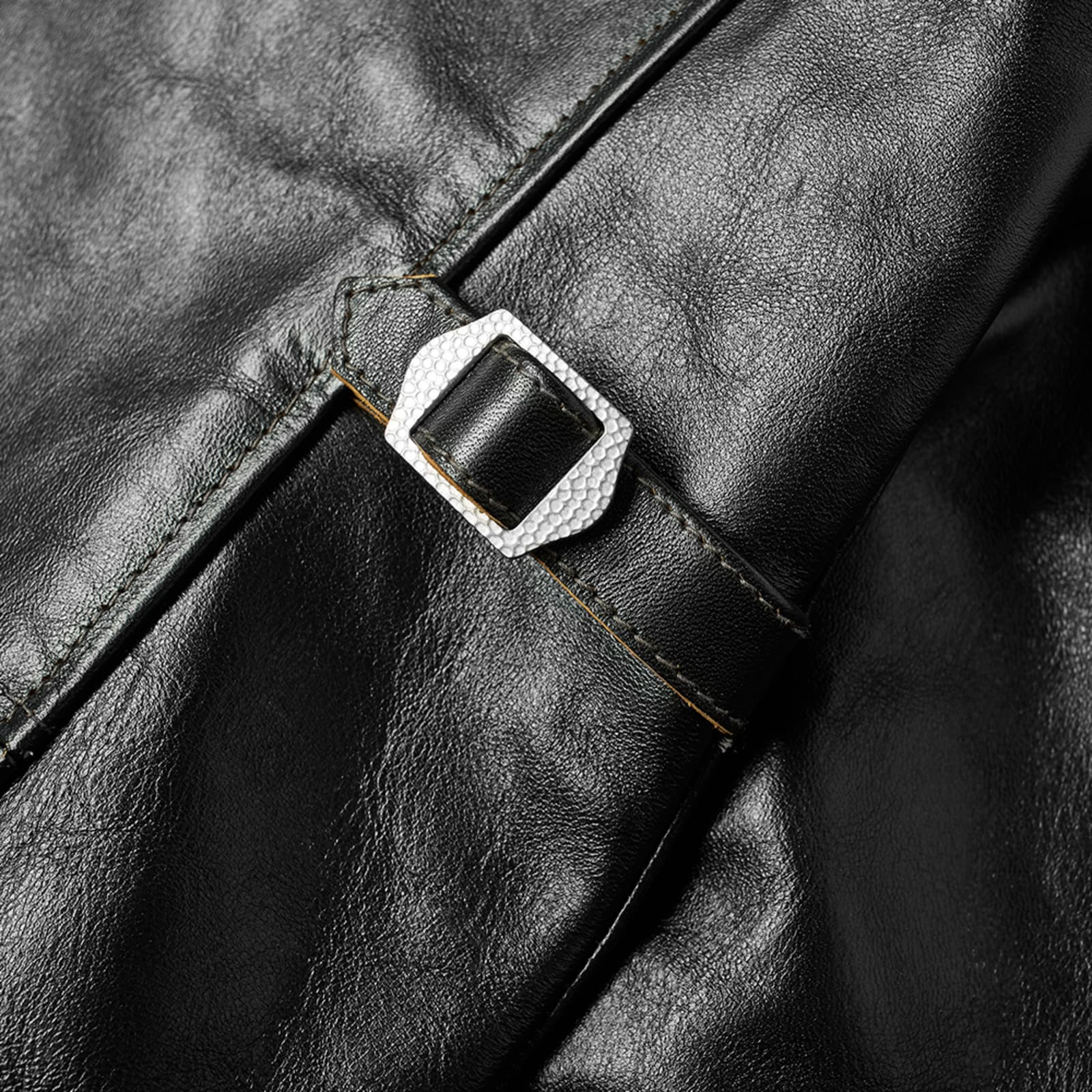 The Real McCoy's 30s Leather Sports Jacket Black END. (US)