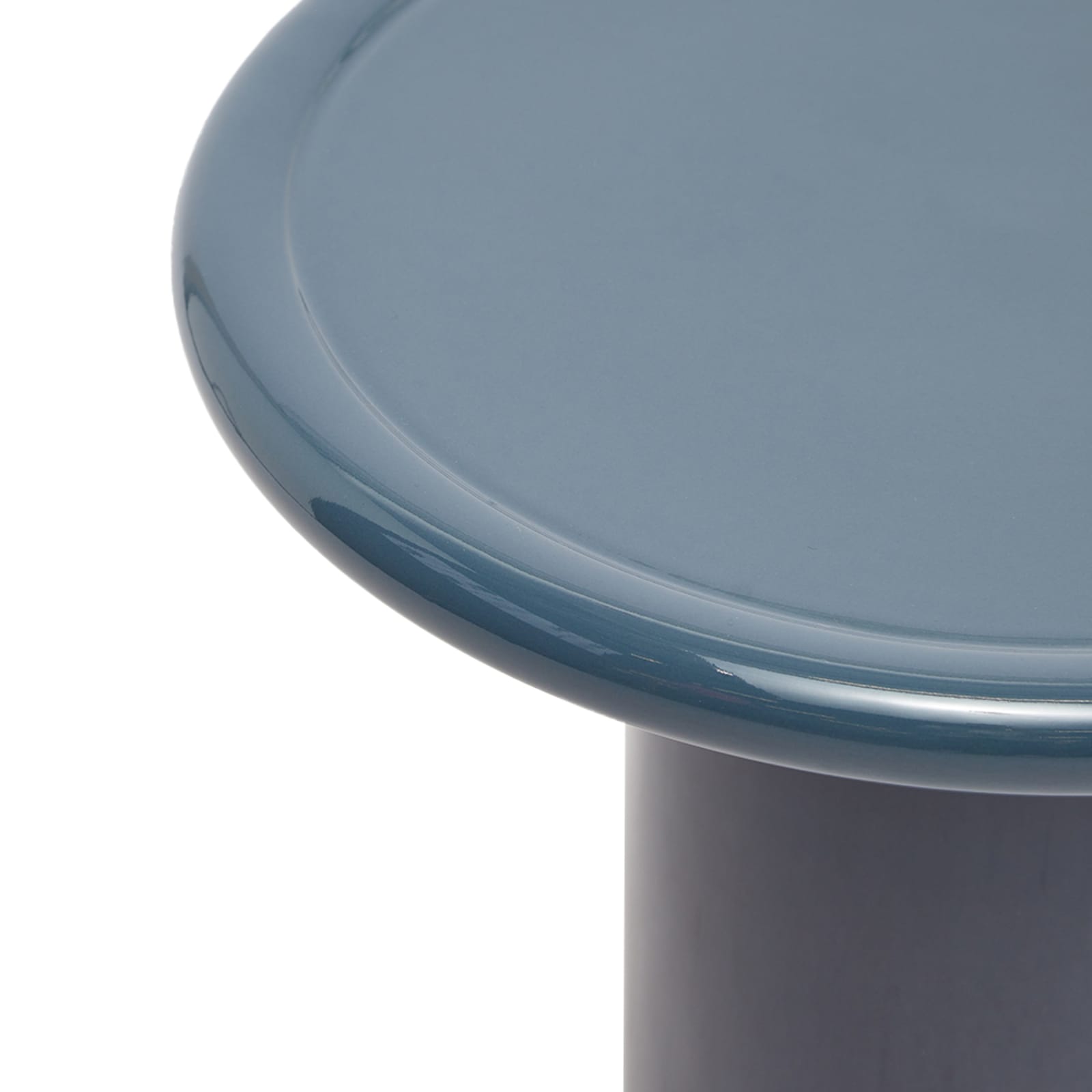 The Conran Shop Mag Round Side Table Dark Blue 40Cm END.