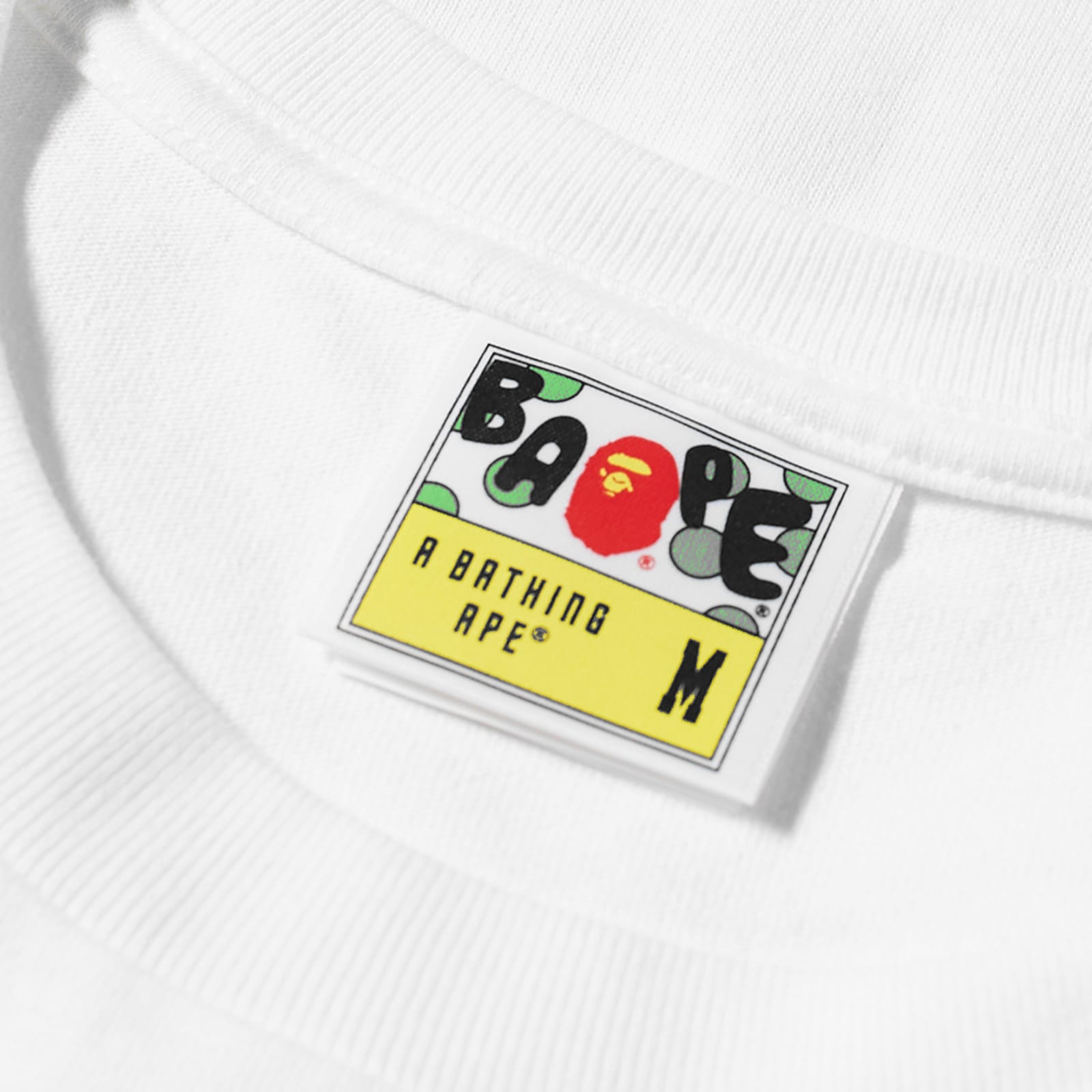 A Bathing Ape Colors By Bathing Ape TShirt White X Multi END. (UK)