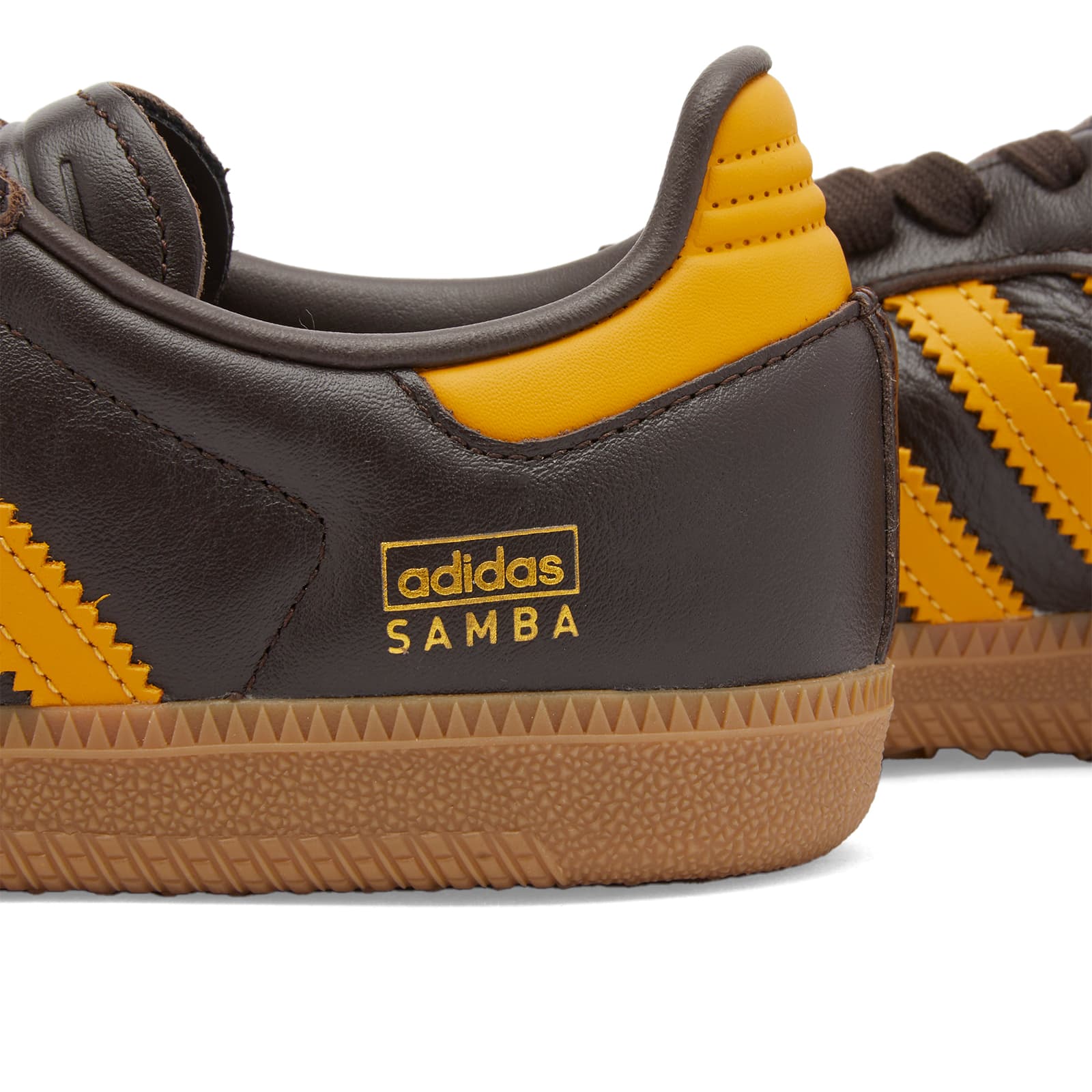 Adidas Samba OG - Dark Brown, Preloved Yellow & Gum