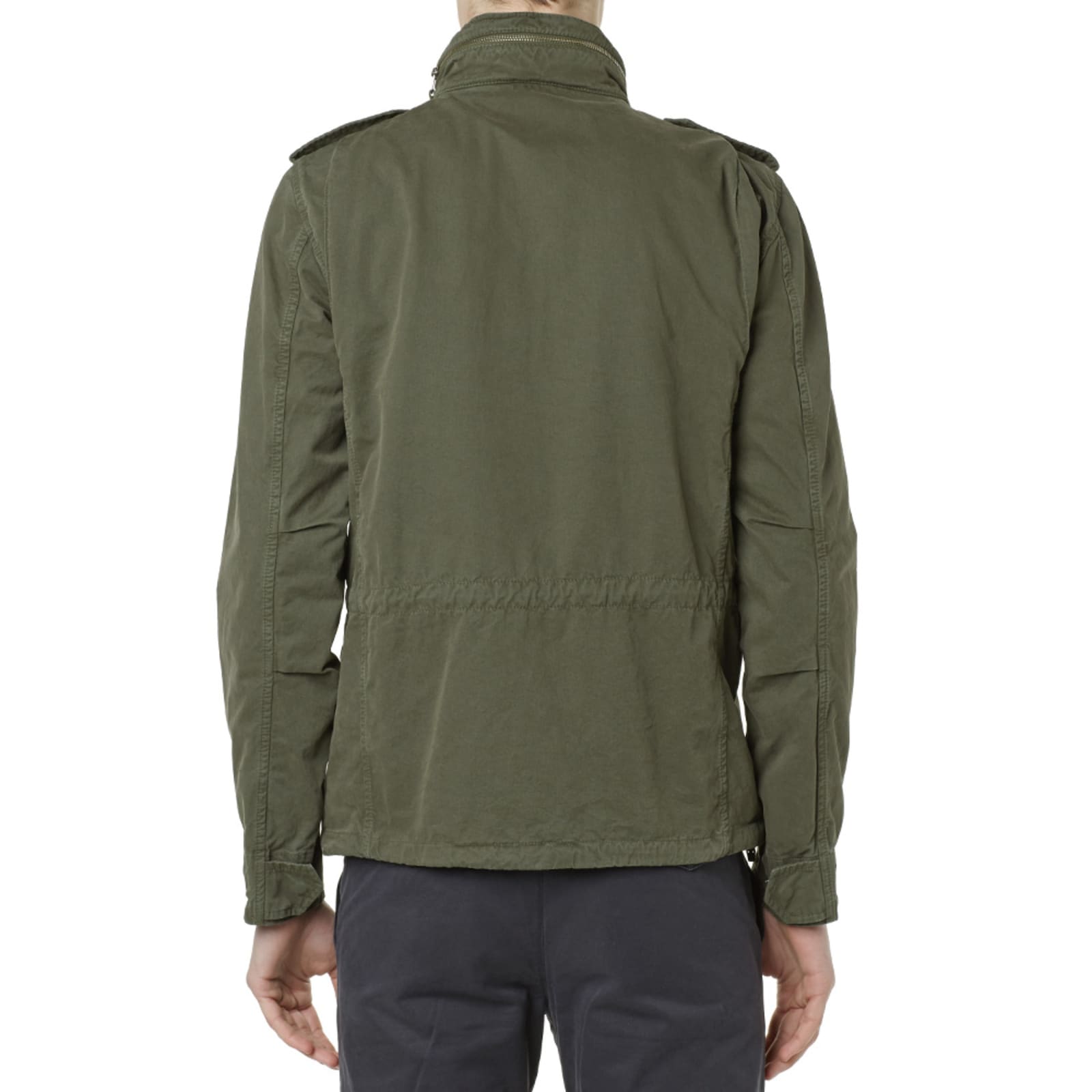 Aspesi Garment Dyed M65 Field Jacket Washed Green END. (GB)