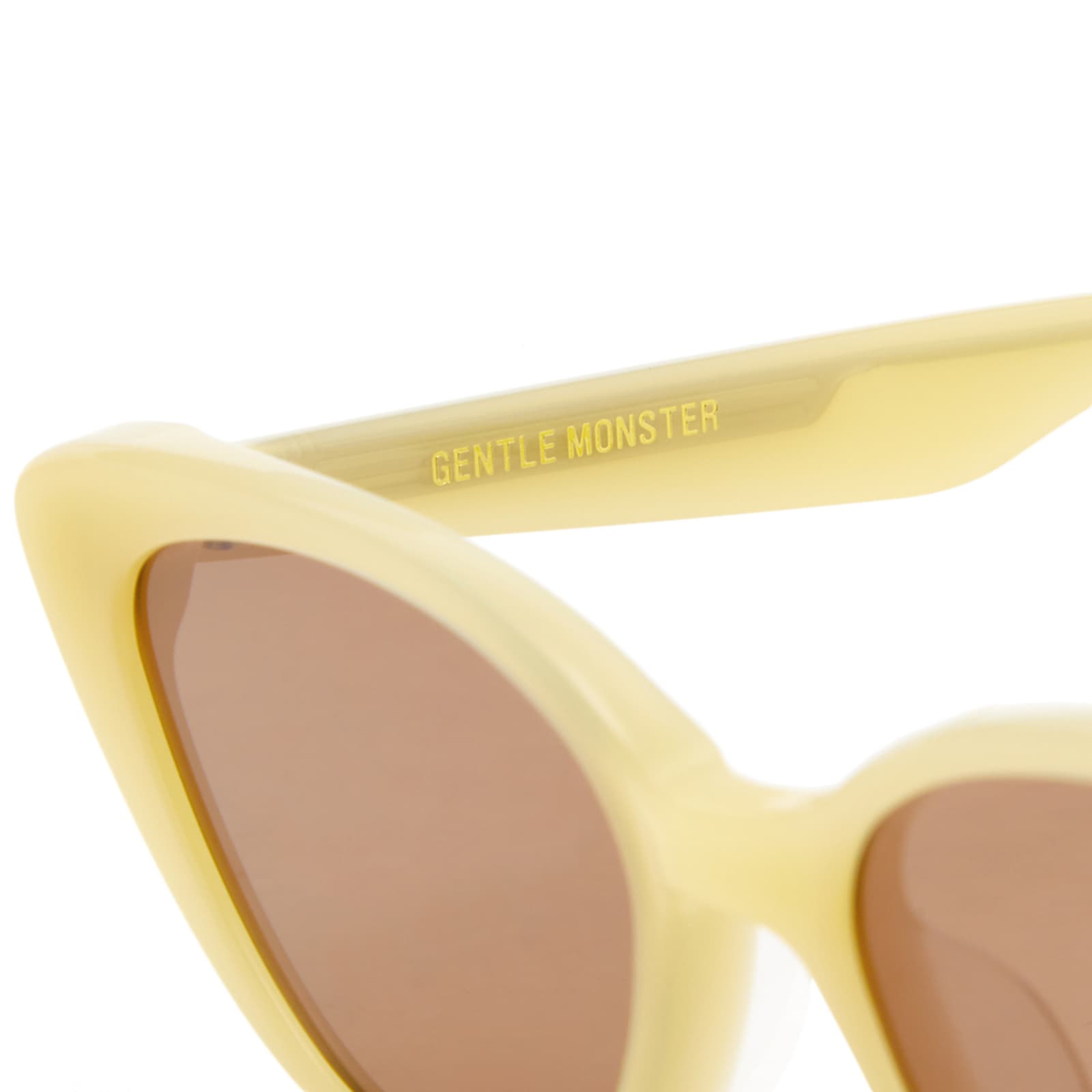Gentle Monster Crella Sunglasses Yellow & Brown END. (GB)