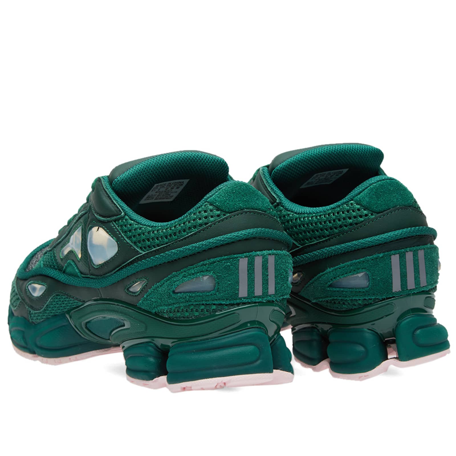 Adidas x Raf Simons Ozweego 2 - Dark Green & Clear Pink