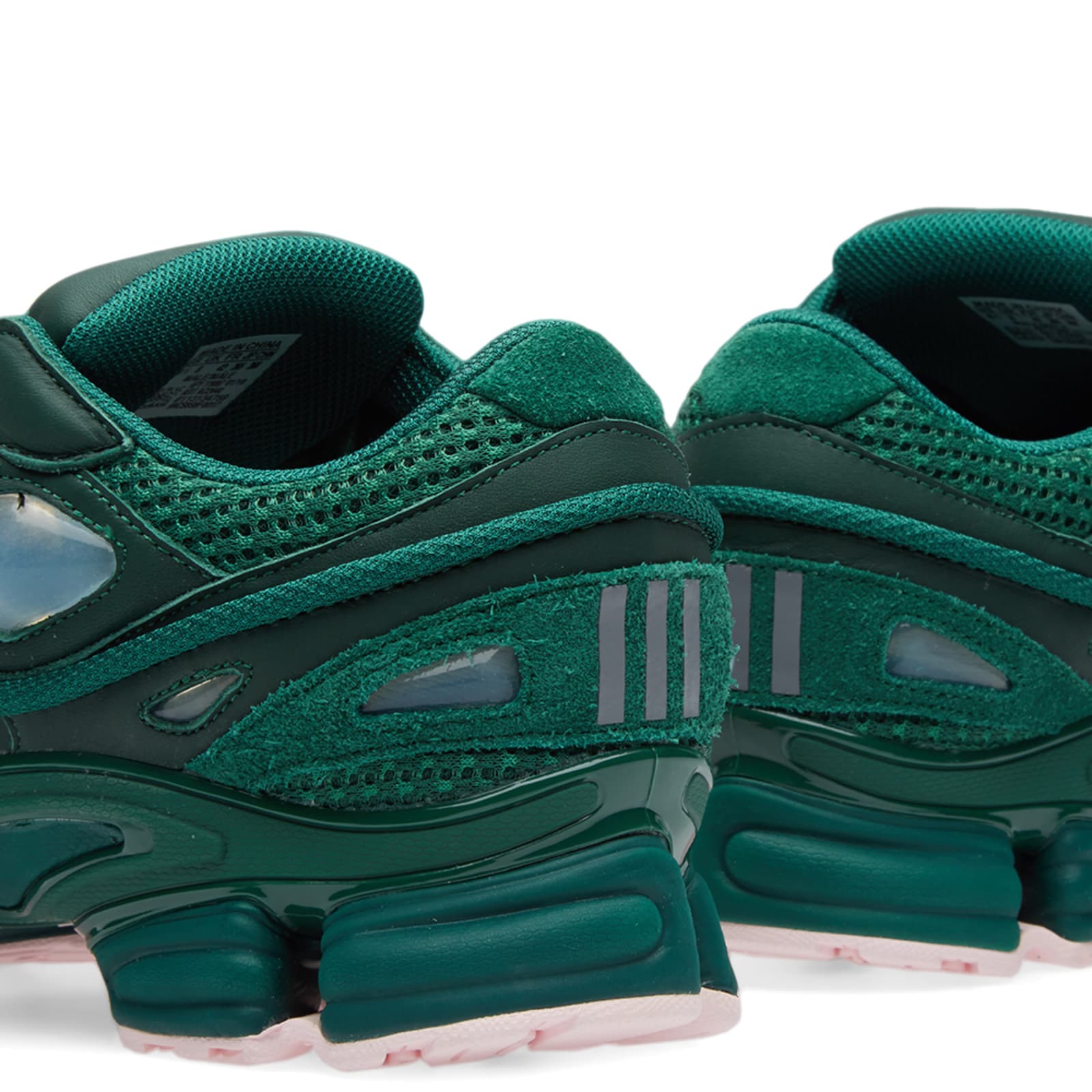 Adidas x Raf Simons Ozweego 2 - Dark Green & Clear Pink